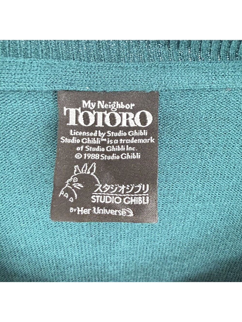 My Neighbor Totoro Sweater Anime Cartoon Knit Cute Womens L - Picture 3 of 5